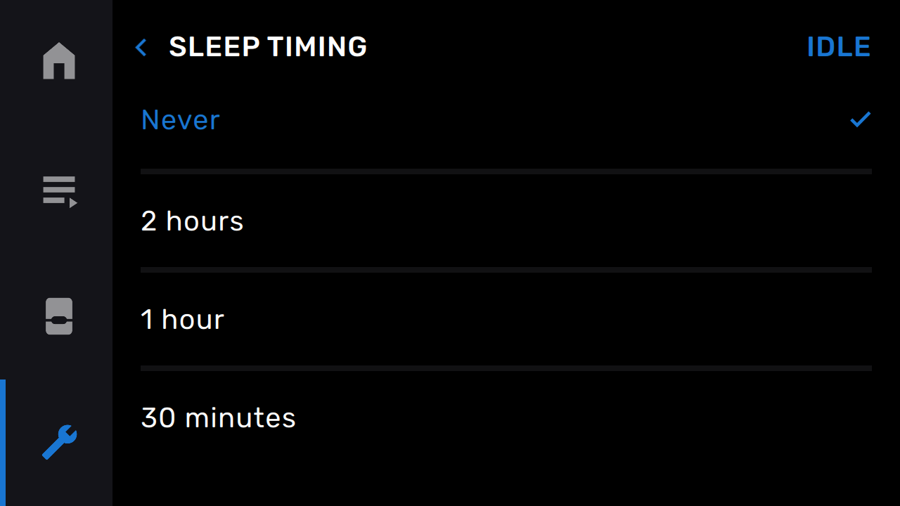 Turning off a Formlabs SLA printer